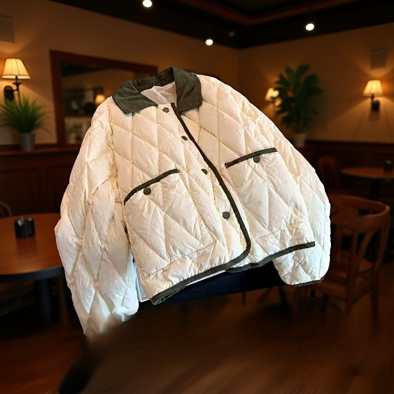 한국식 쇼트콧톤재킷