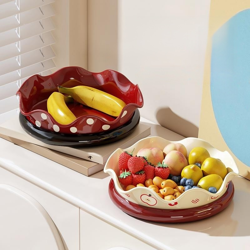 Rotatable fruit tray