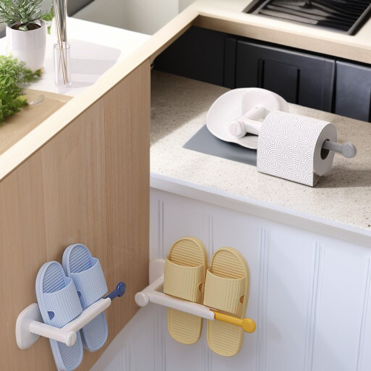 رف تخزين المطبخ متعدد الطبقات وحامل أغطية القدور متعدد الوظائف للتعليق