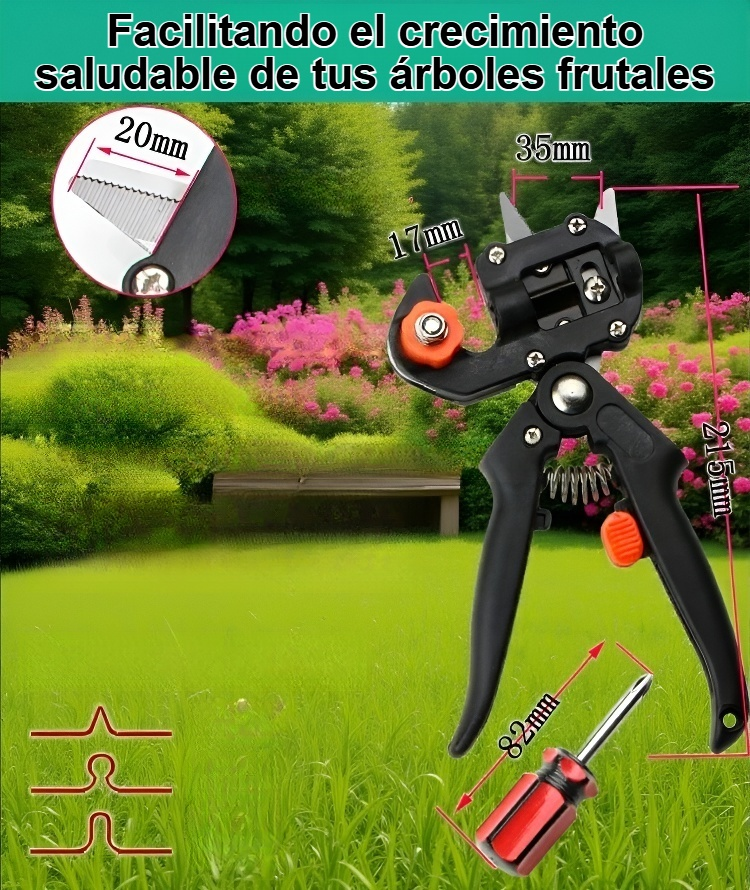 Cuchillo para injertar árboles frutales con hoja afilada