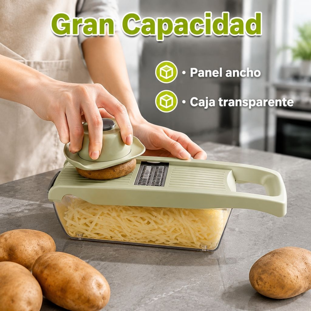 Rallador multifuncional de tiras finas