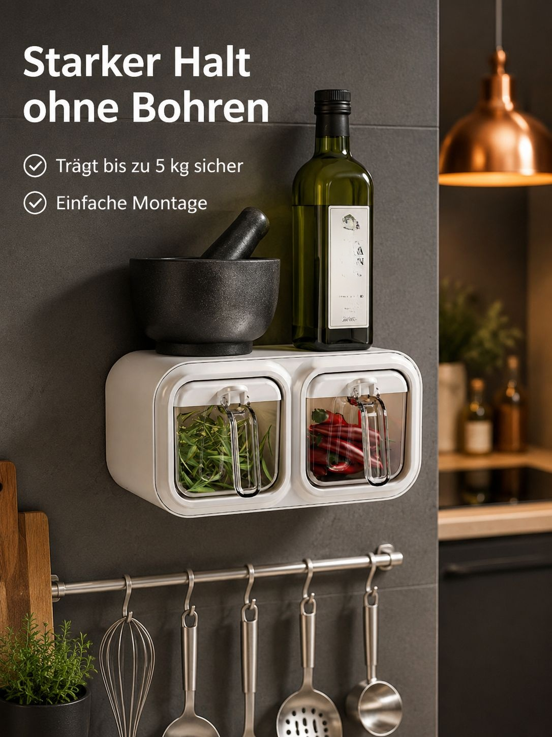 Aufbewahrungsbox für Salz und Gewürze