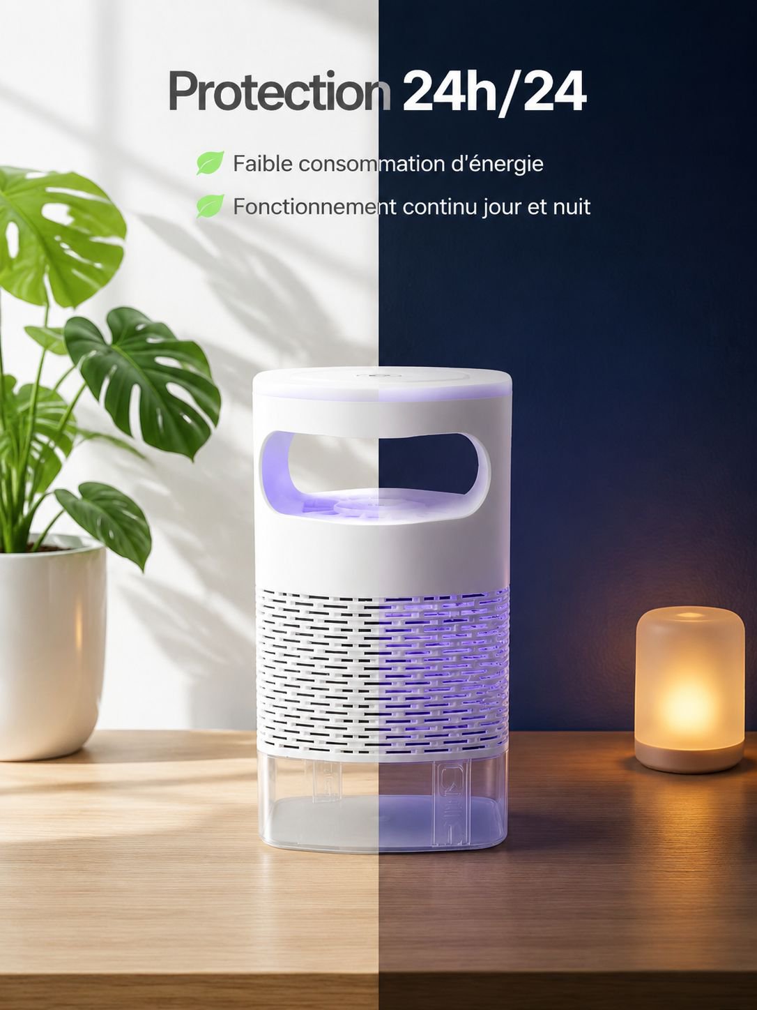 Piège à moustiques photocatalytique silencieux sans rayonnement