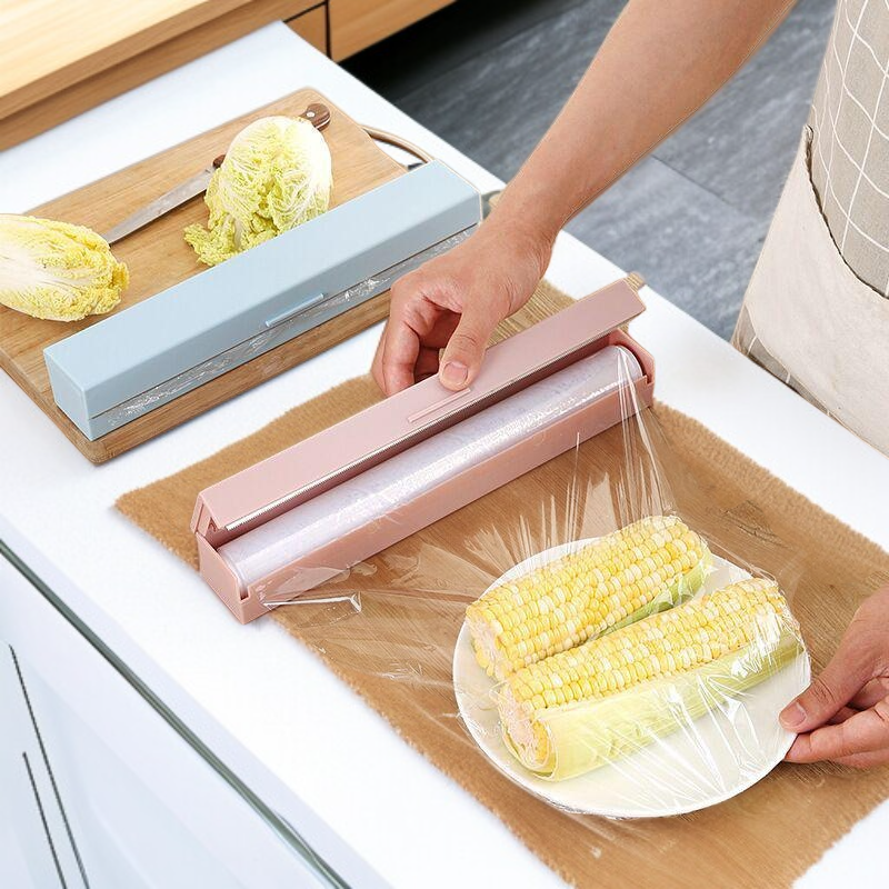 가정용 심플 플라스틱 랩 커터 스테인리스 칼날
