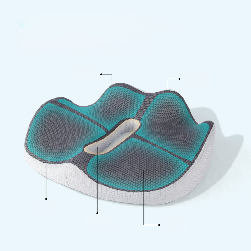 Long Sitting Anti-Slip Memory Foam Seat Cushion, Comfortable for Home and Office Use