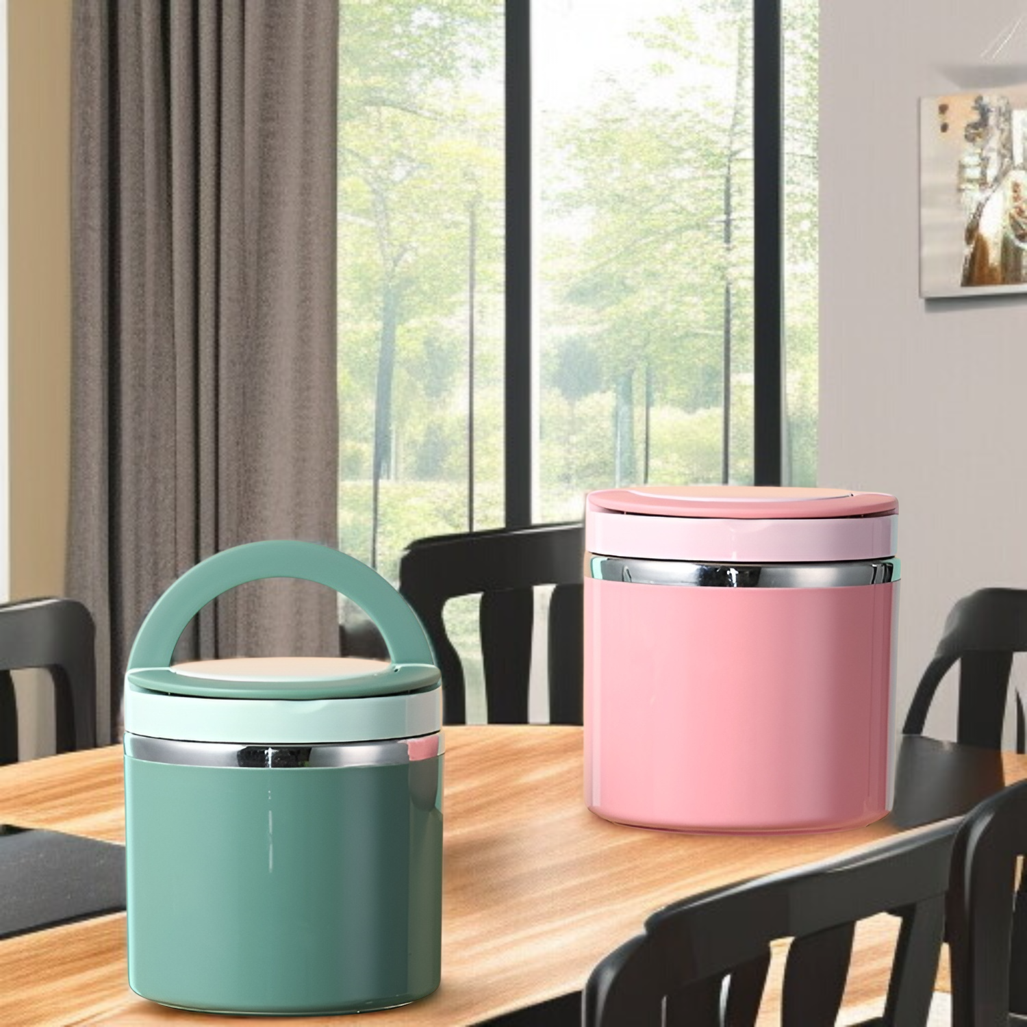 真空断熱スープジャーの外観