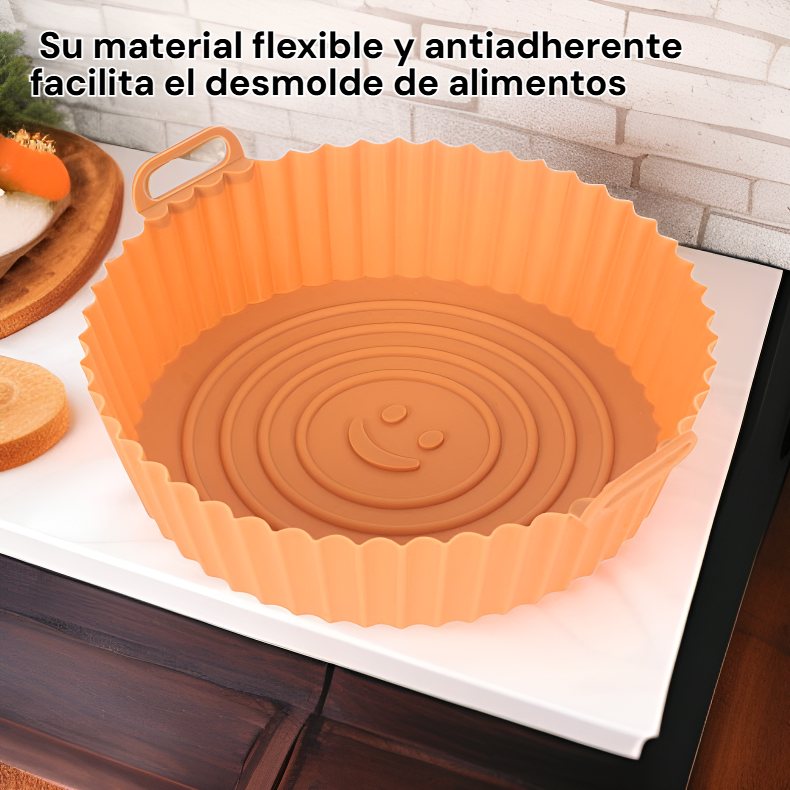 Juego de charolas de silicona resistentes al calor para cocina