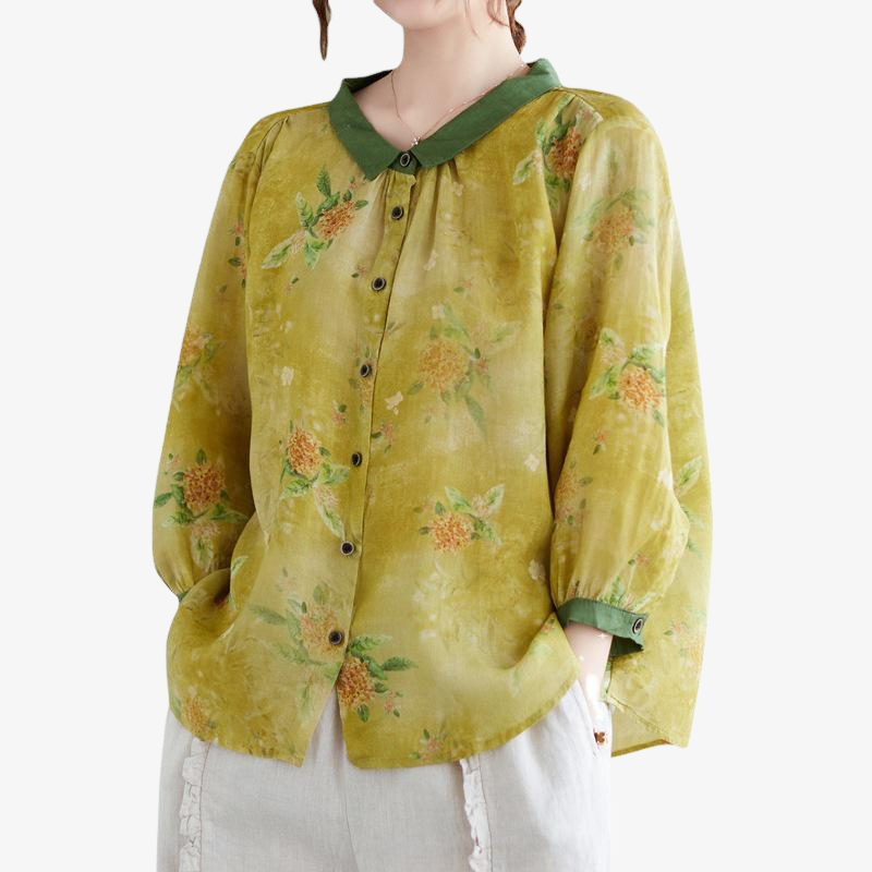 칼라 디자인 신상 여성 셔츠