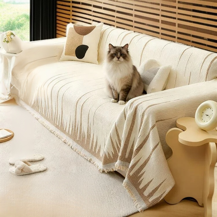 북유럽 소파 타월 소파 커버 소파 담요 소파 커버 고양이 잡기 방지