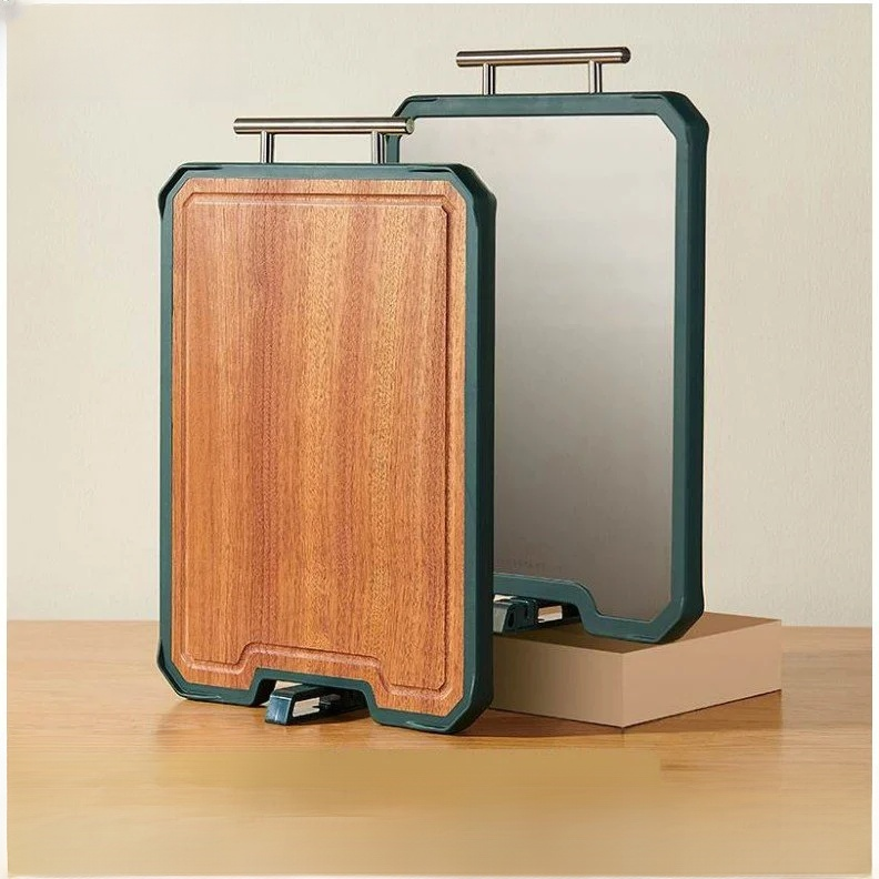 Log double-sided cutting board