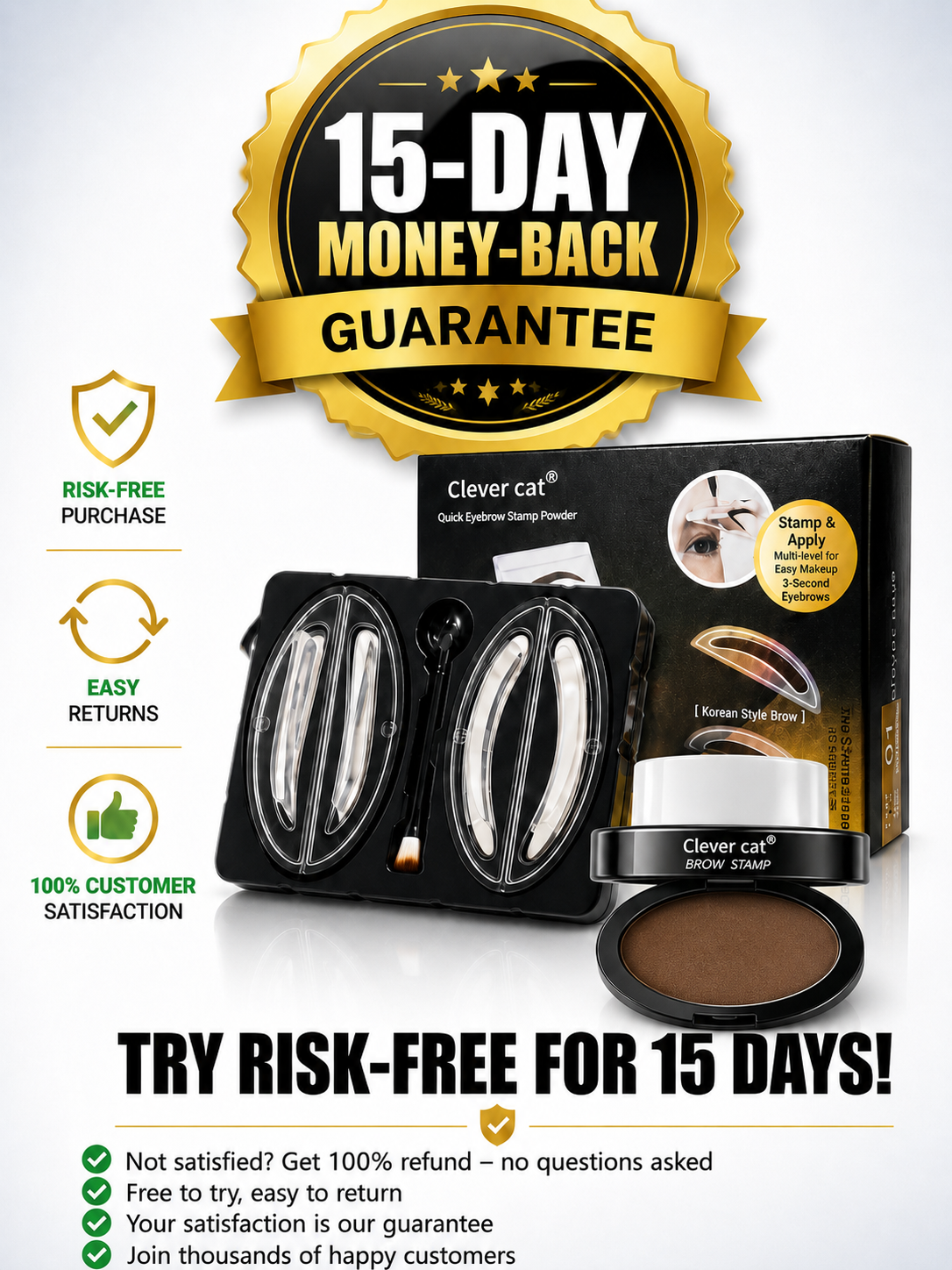 Waterproof Quick Brow Stamp Kit