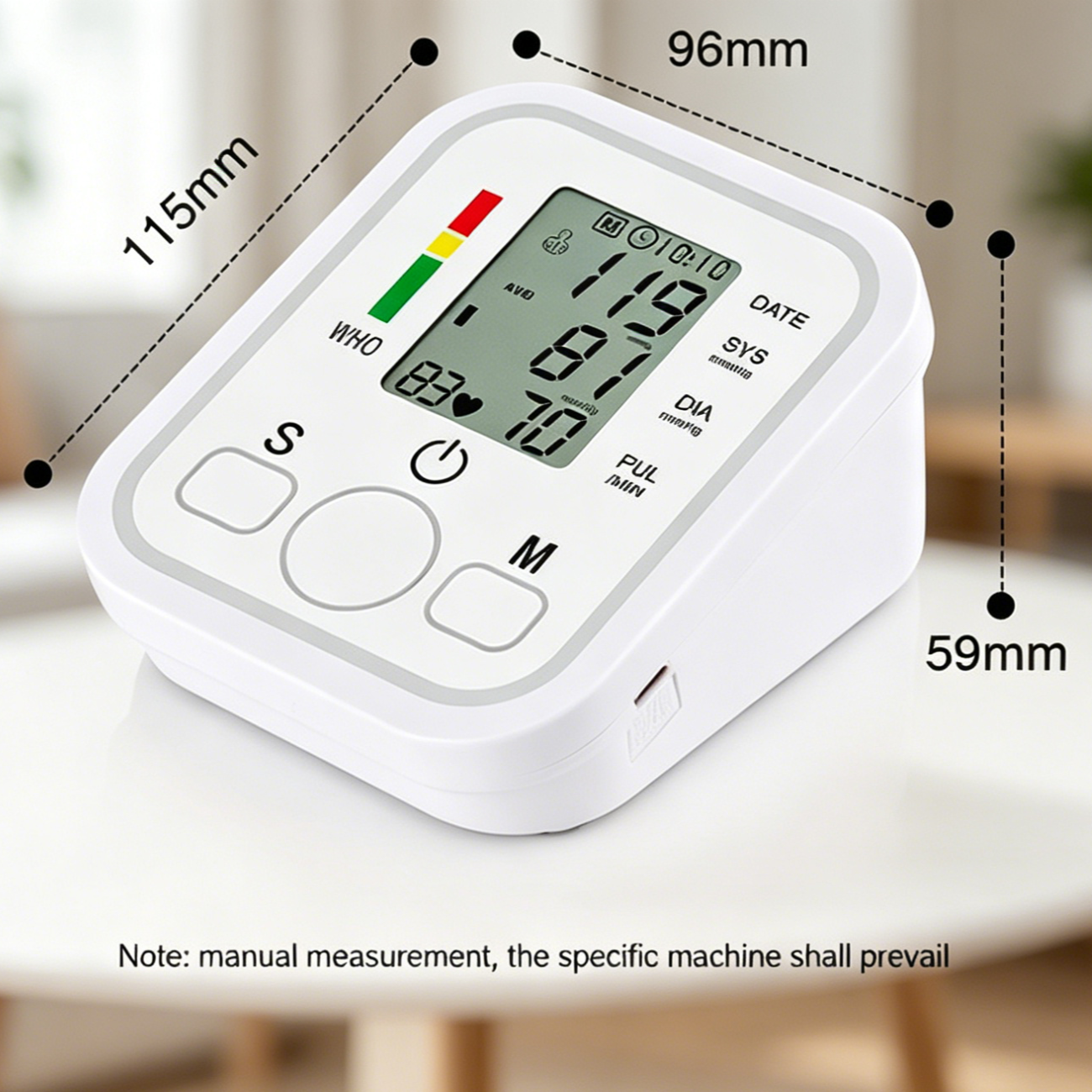 Home Voice Electronic Blood Pressure Meter, High-Accuracy Measuring Instrument