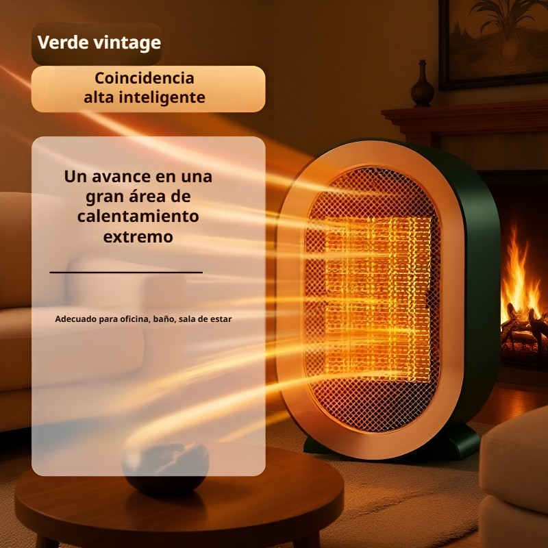 Calefactor de bajo consumo para oficina