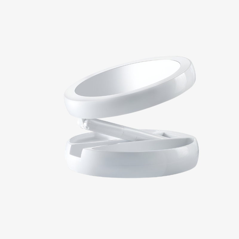 明るいLEDライト付きミラーの点灯イメージ