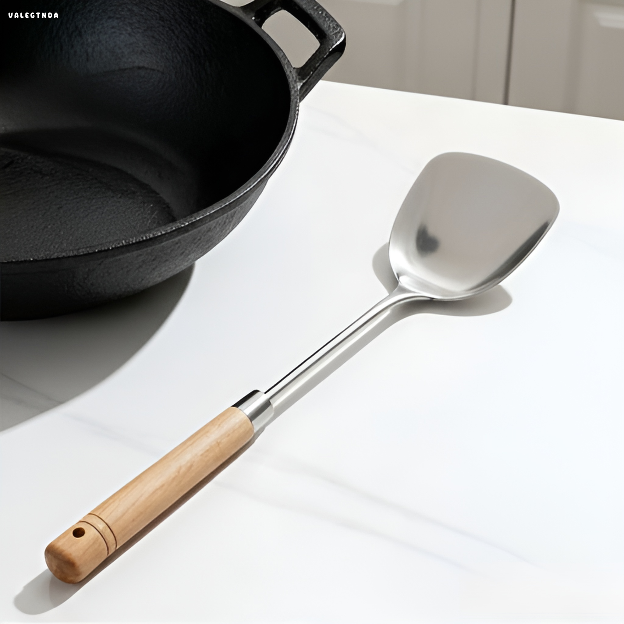 4개 316 스테인리스 스틸 두꺼운 요리 주걱