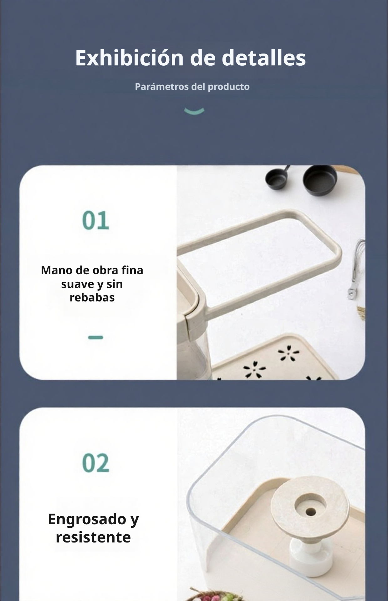 Sistema de organización para productos líquidos en despensa