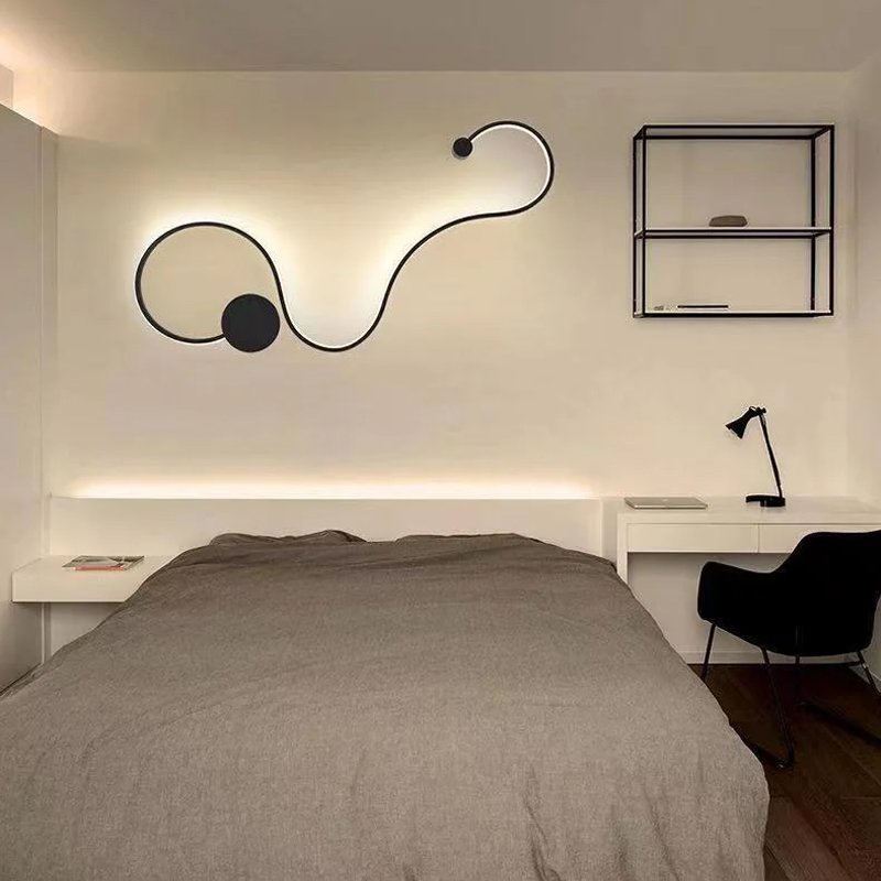 Indoor strip long wall lamp
