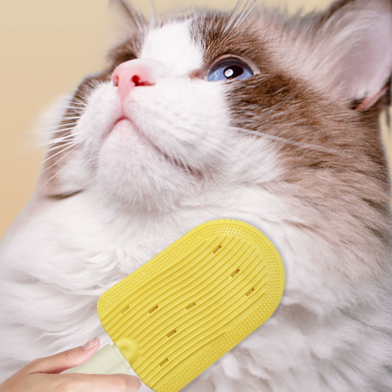中毛猫用ミディアムサイズ洗浄可能マッサージャー