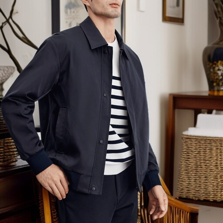 봄 행정 디자인 감각 남성 칼라 재킷 코트 무지 집업 재킷 남성 재킷 디자인 감각 코트