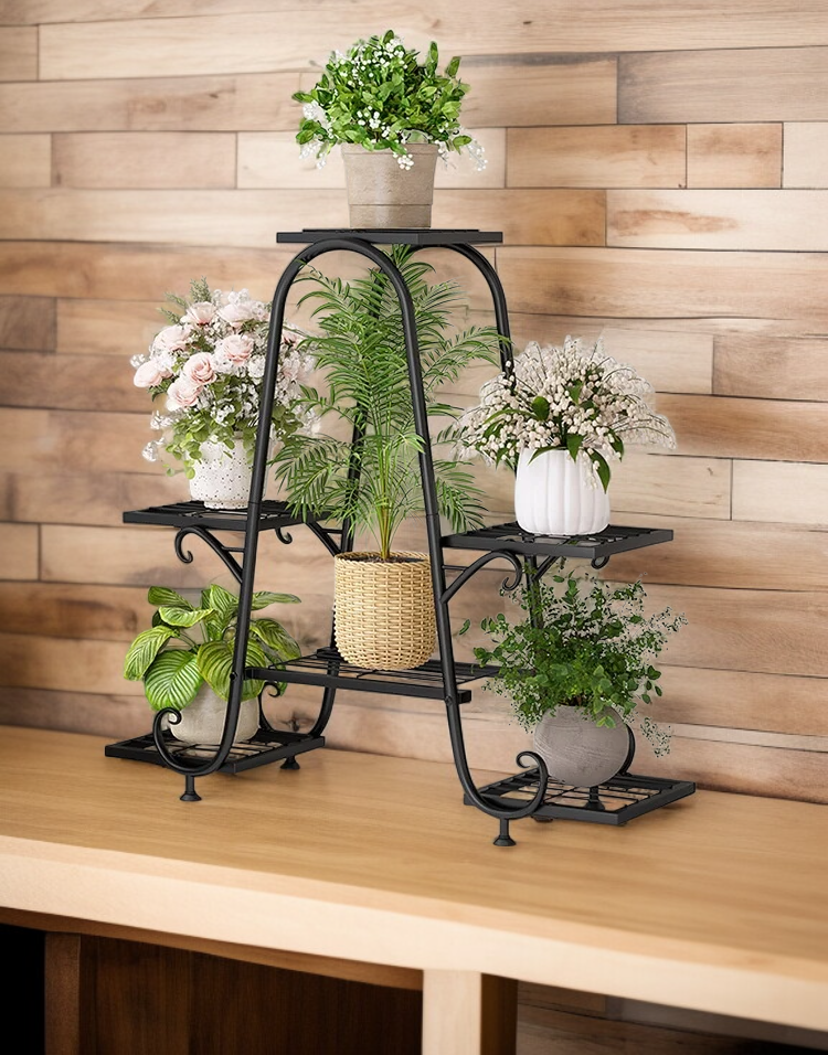 ที่วางกระถางดอกไม้สำหรับตกแต่งสวน