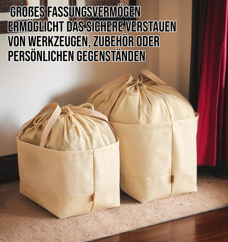 Langlebiger Canvas Beutel mit extra starker Verarbeitung