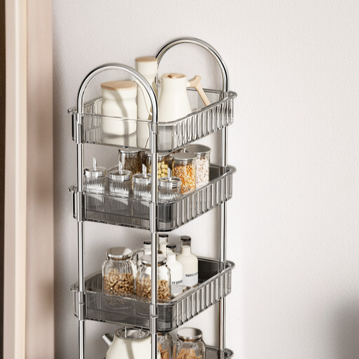 Multi-tier kitchen shelf for home organization