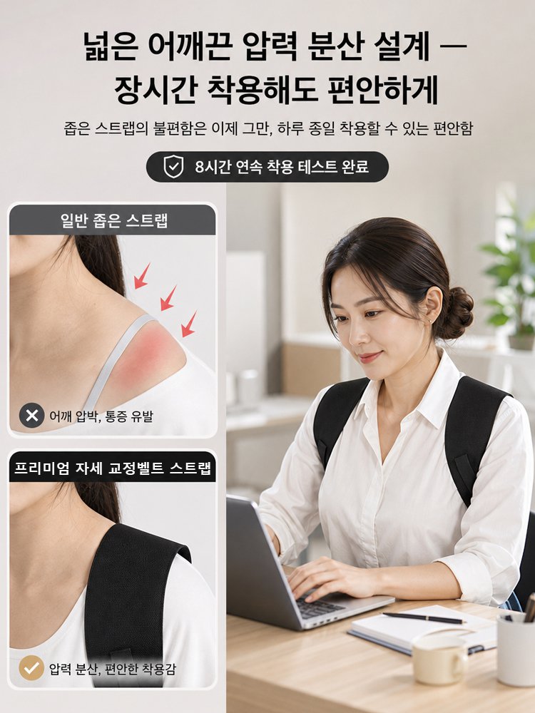 [스타 피트니스] 프리미엄 자세 교정벨트