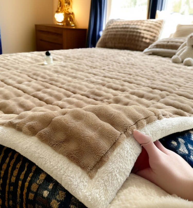 고급 캐시미어 섬유 텍스처 클로즈업