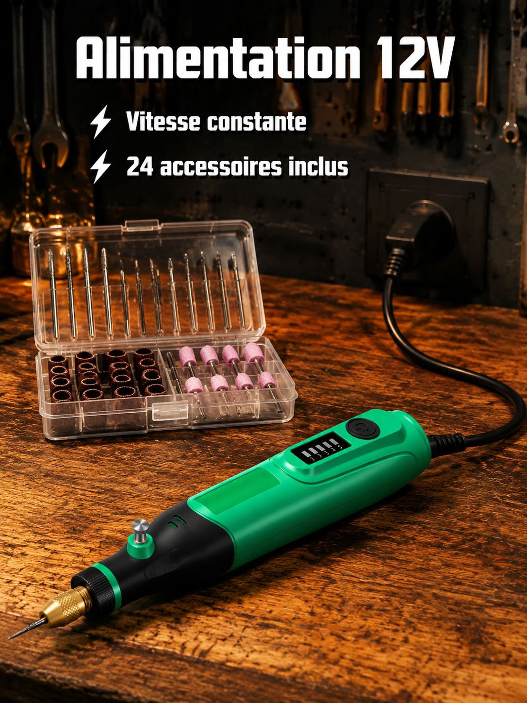 Outil de bricolage mini perceuse portable