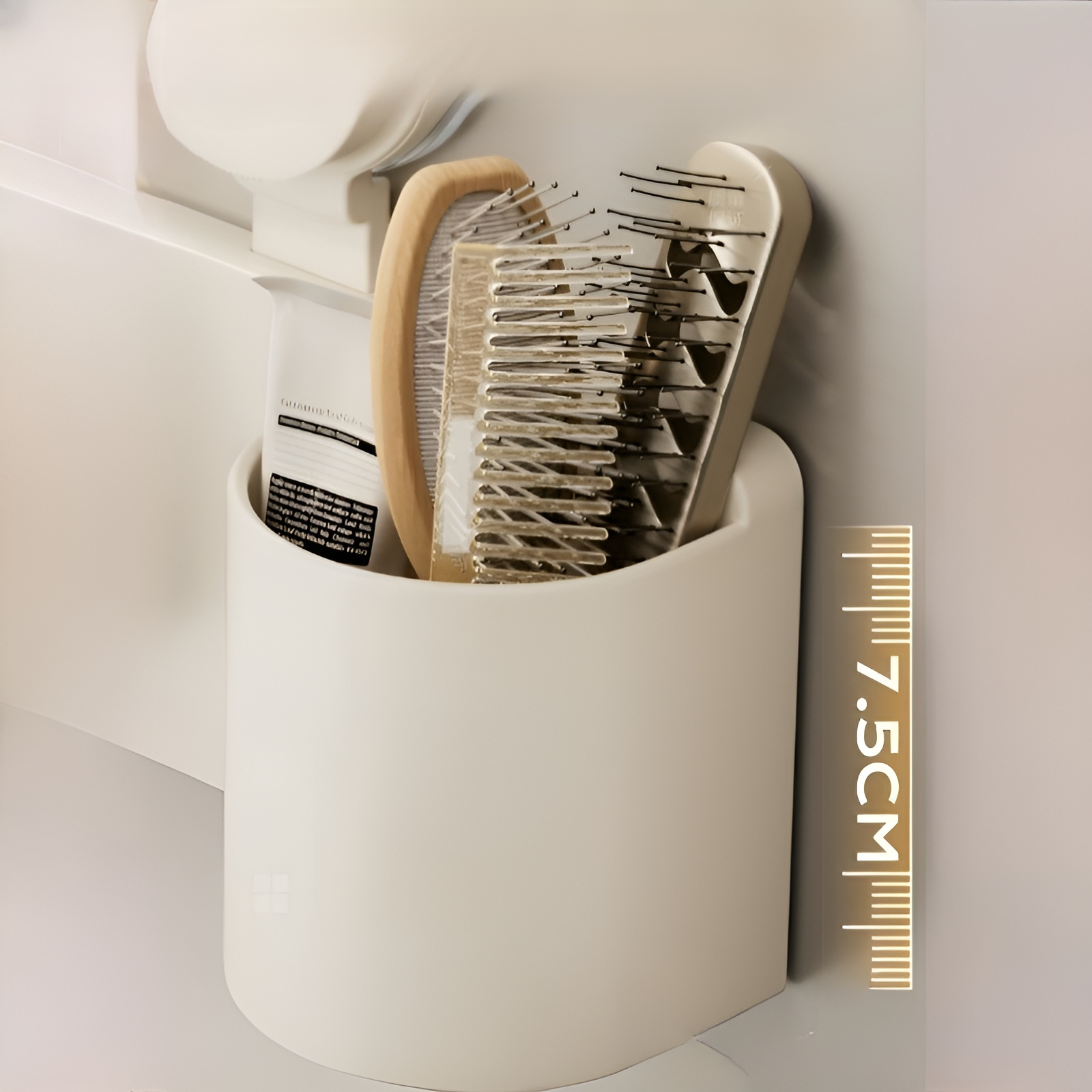 Suction cup hair dryer lazy bracket bathroom free hands electric blower magnetic suction hair dryer 