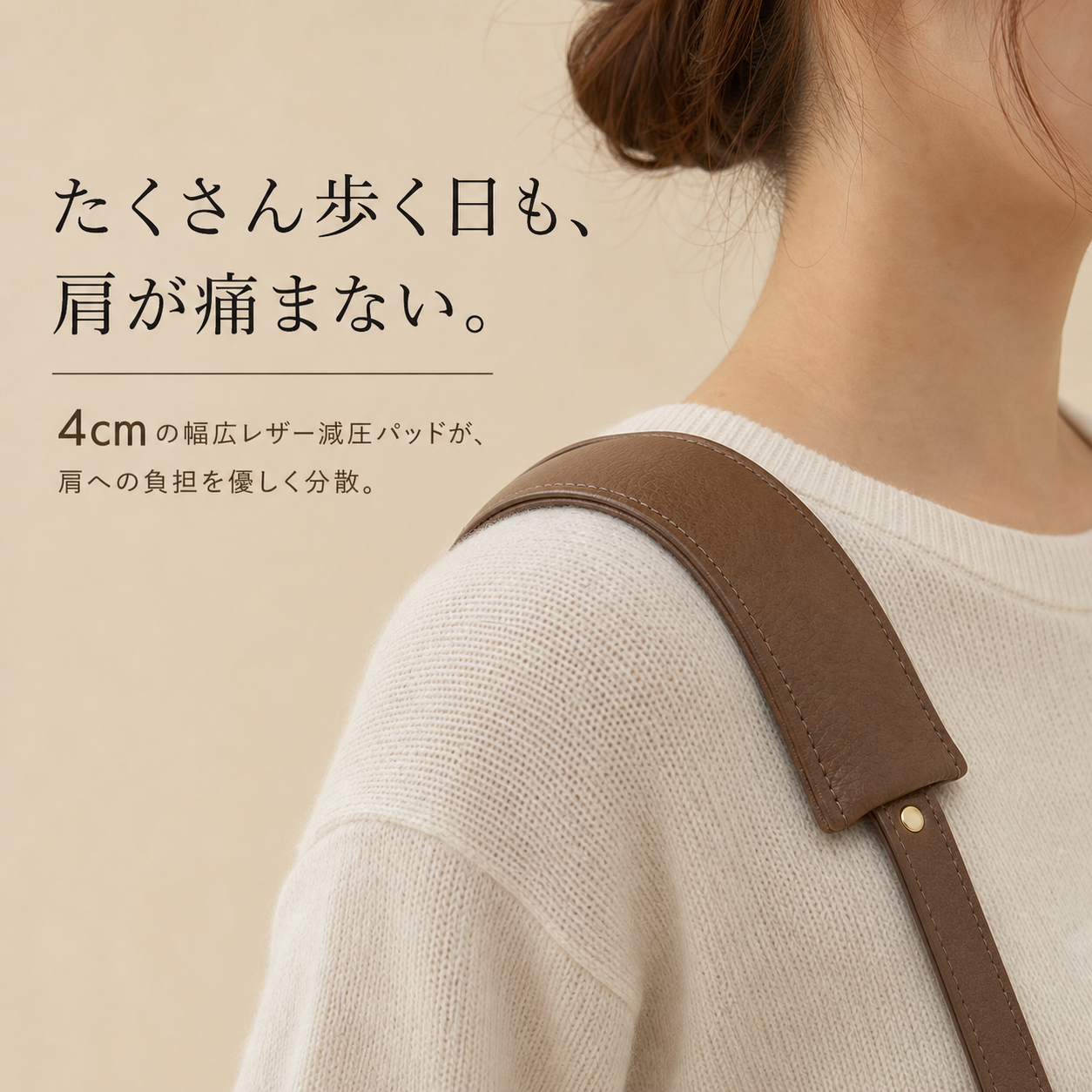 軽量防水2WAYショルダーバッグ お買い物に最適