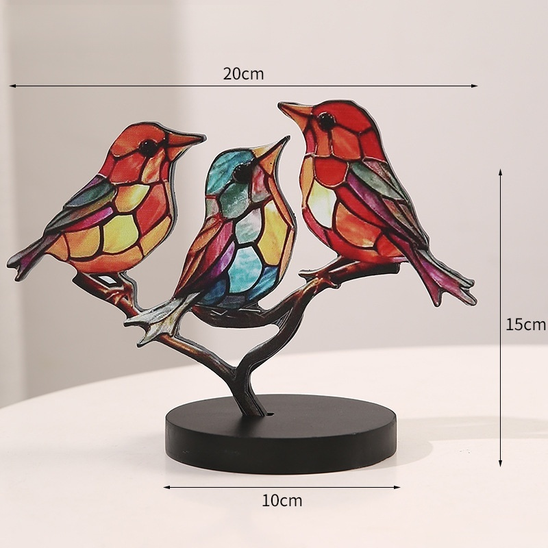 Bemalter Vogelschmuck