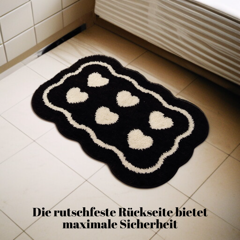 Wasserabsorbierende und rutschfeste Bodenmatte