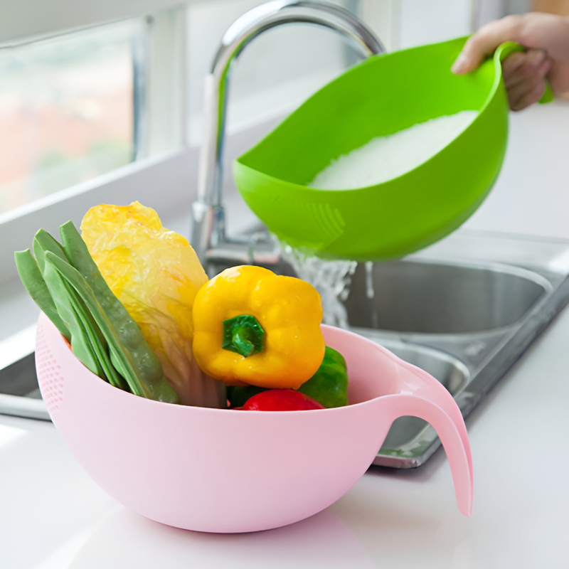 Panier égouttoir multifonction pour riz