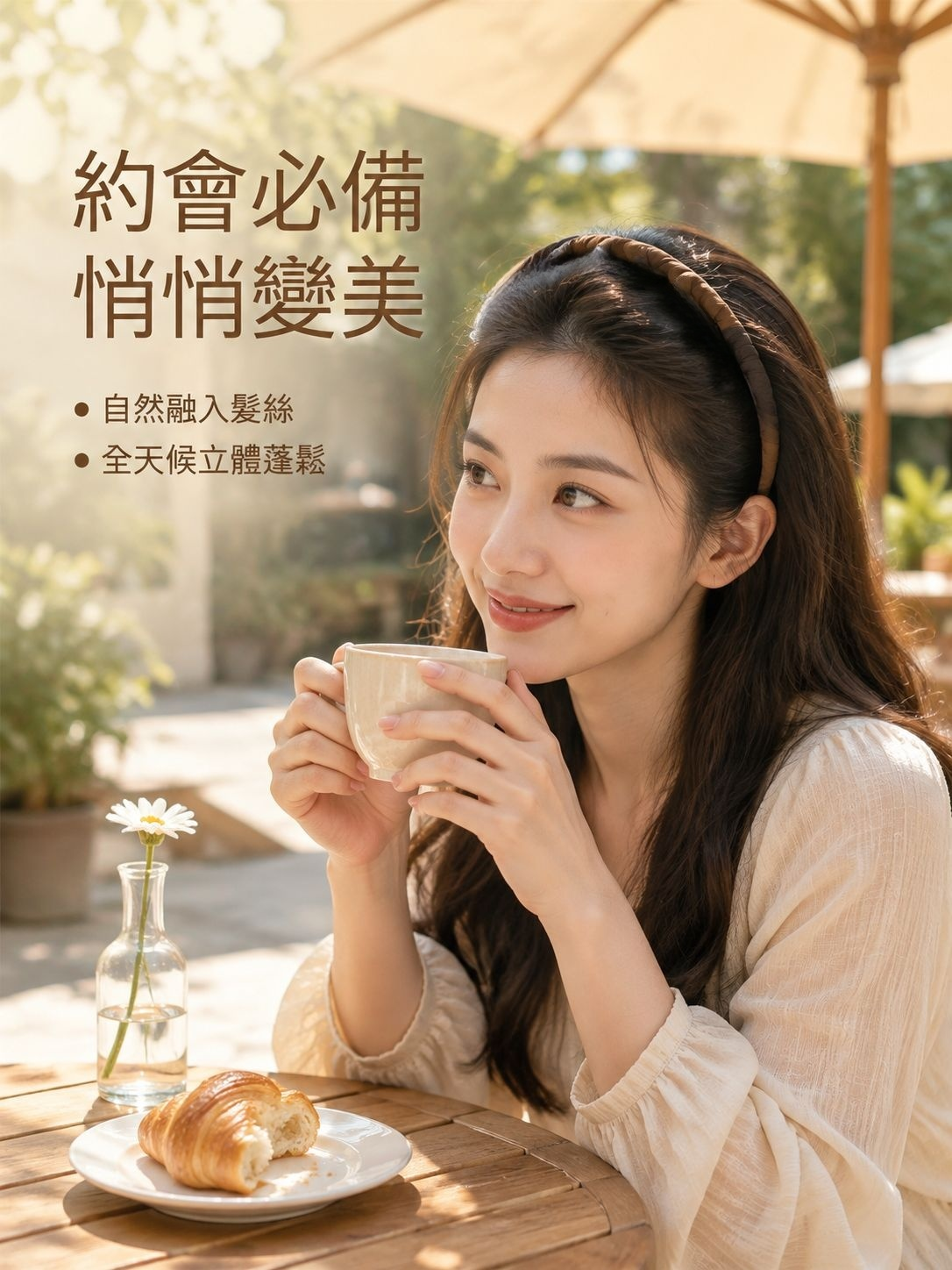 高蓬鬆質感髮箍