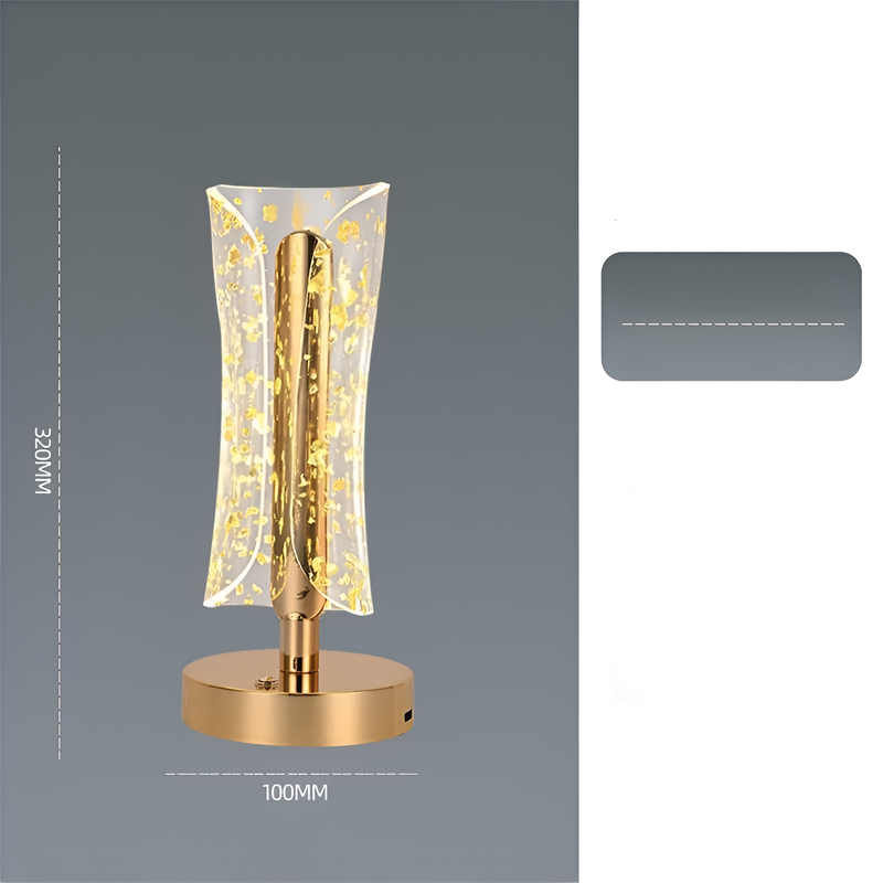 Lámpara de ambiente con diseño de mariposa nórdica para cabecera de cama