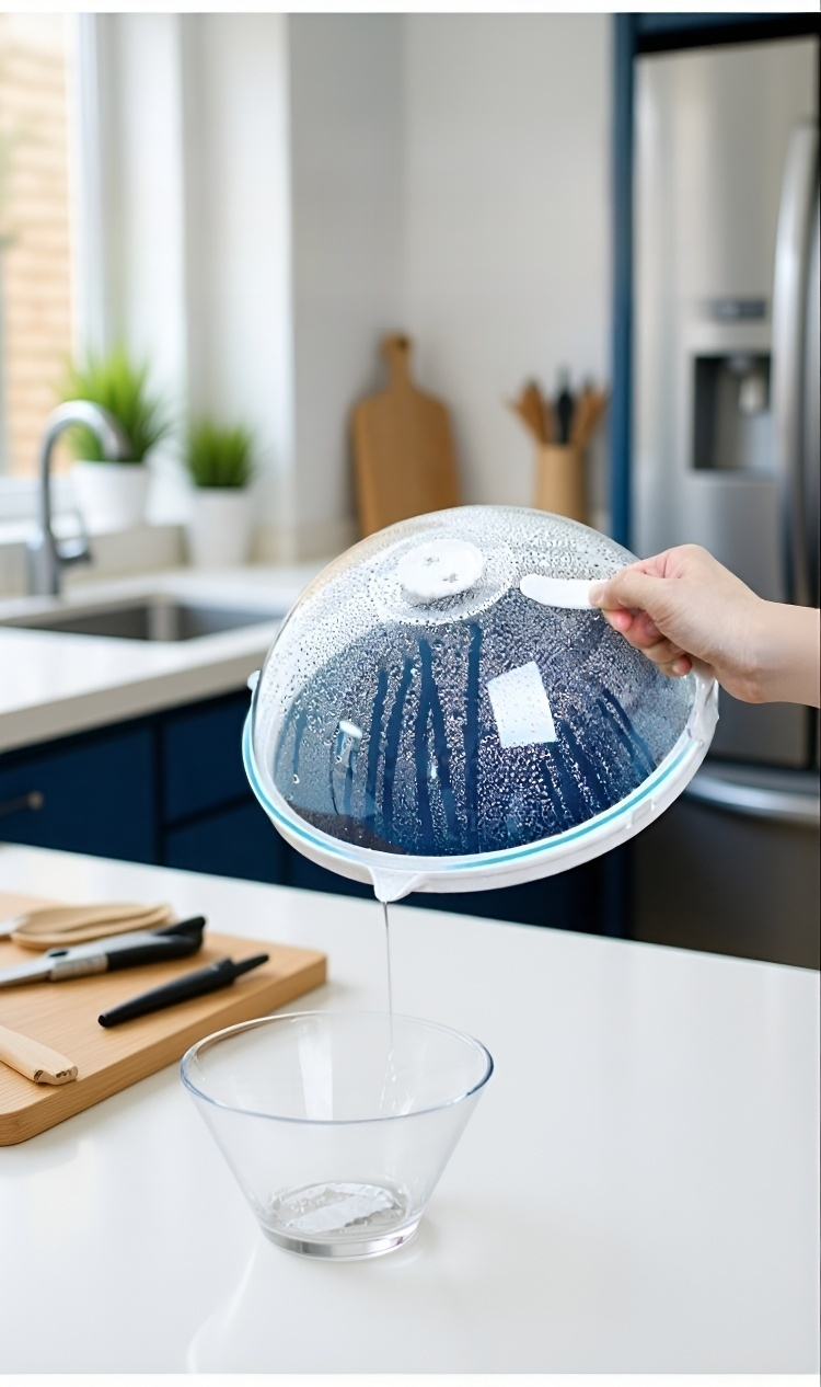 깨끗한 주방을 위한 비산방지 가열커버