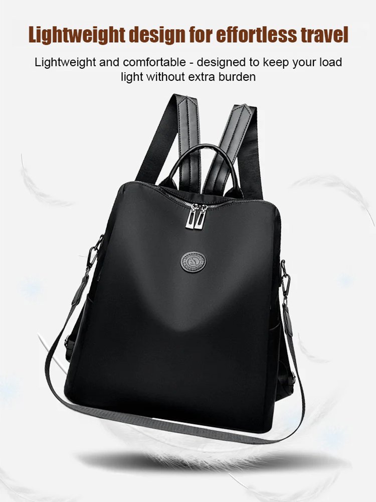 【Compatible with Trolley Cases】Multi-Carry Thickened Oxford Cloth Backpack