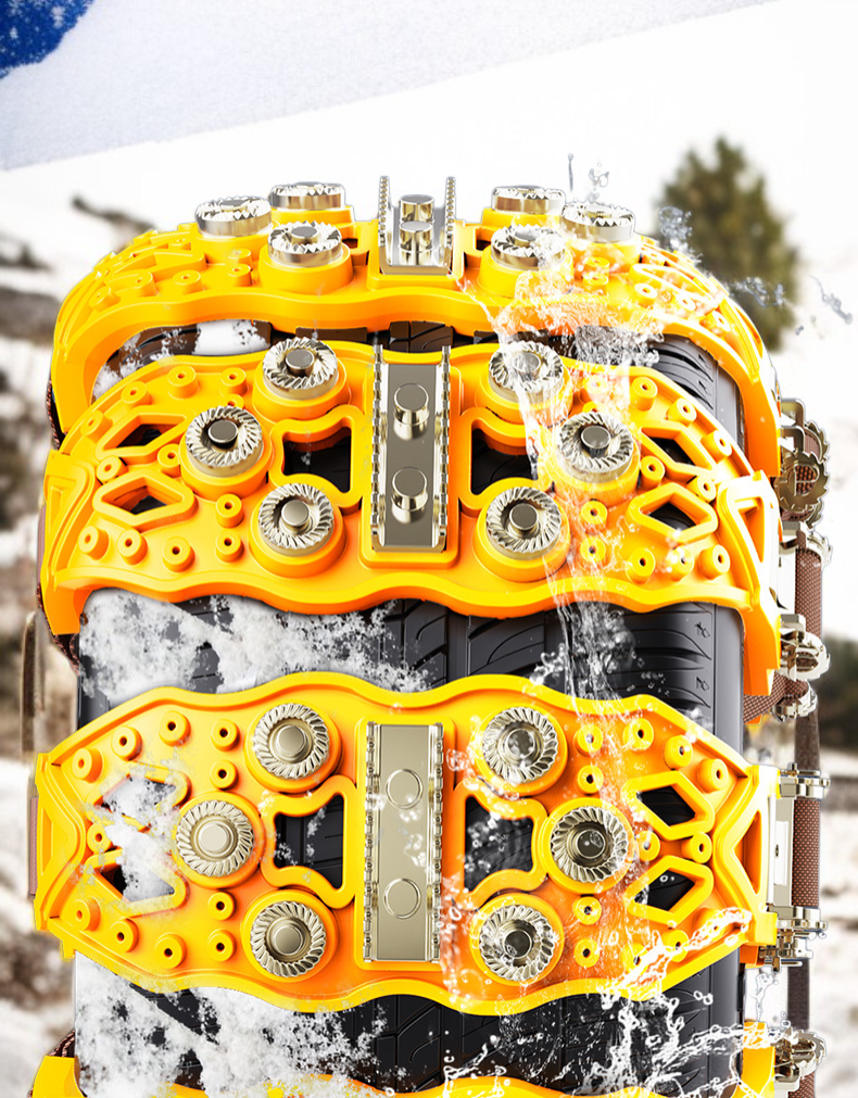 Cadenas de invierno para mejorar tracción en carretera