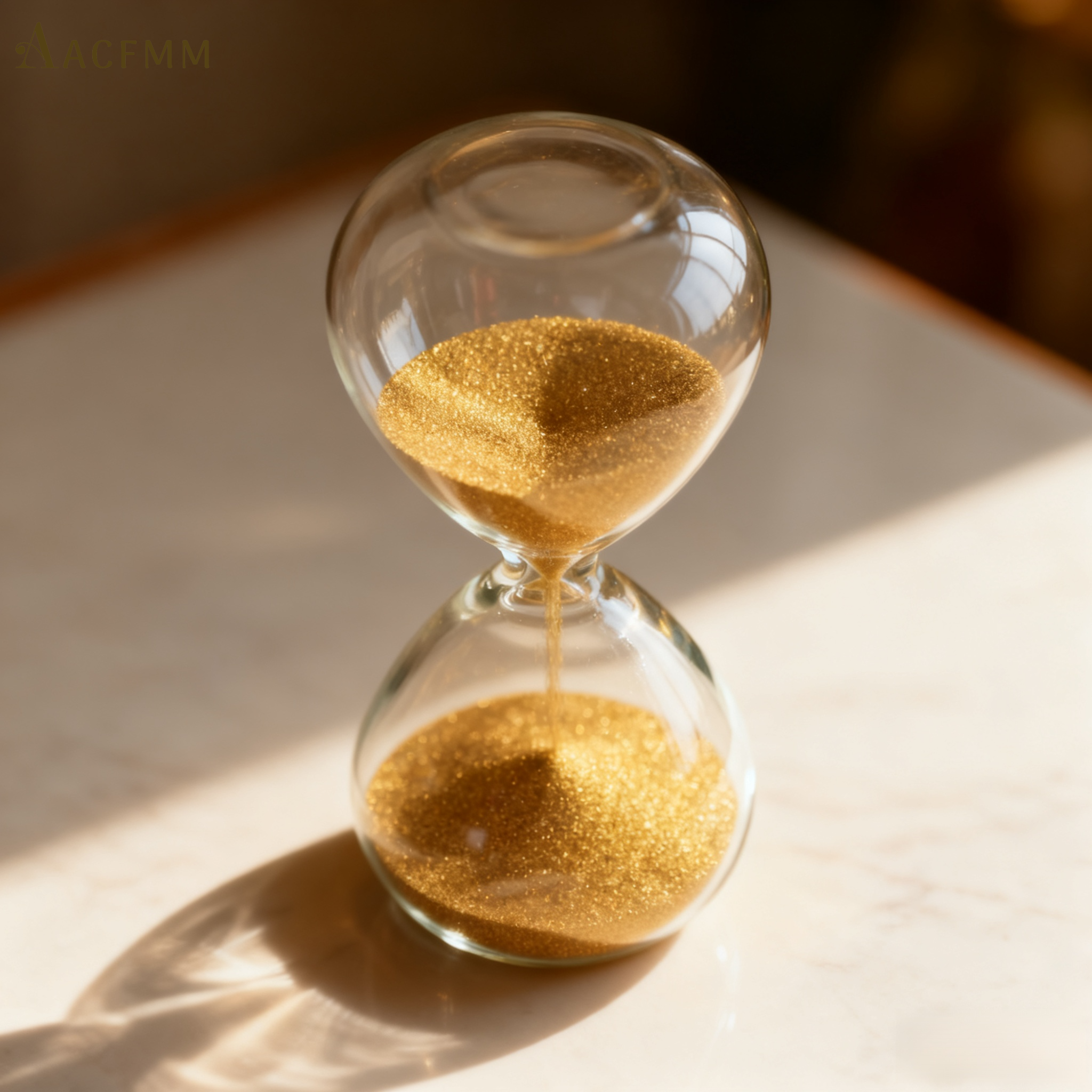 집 인테리어에 어울리는 황금 모래시계 디테일