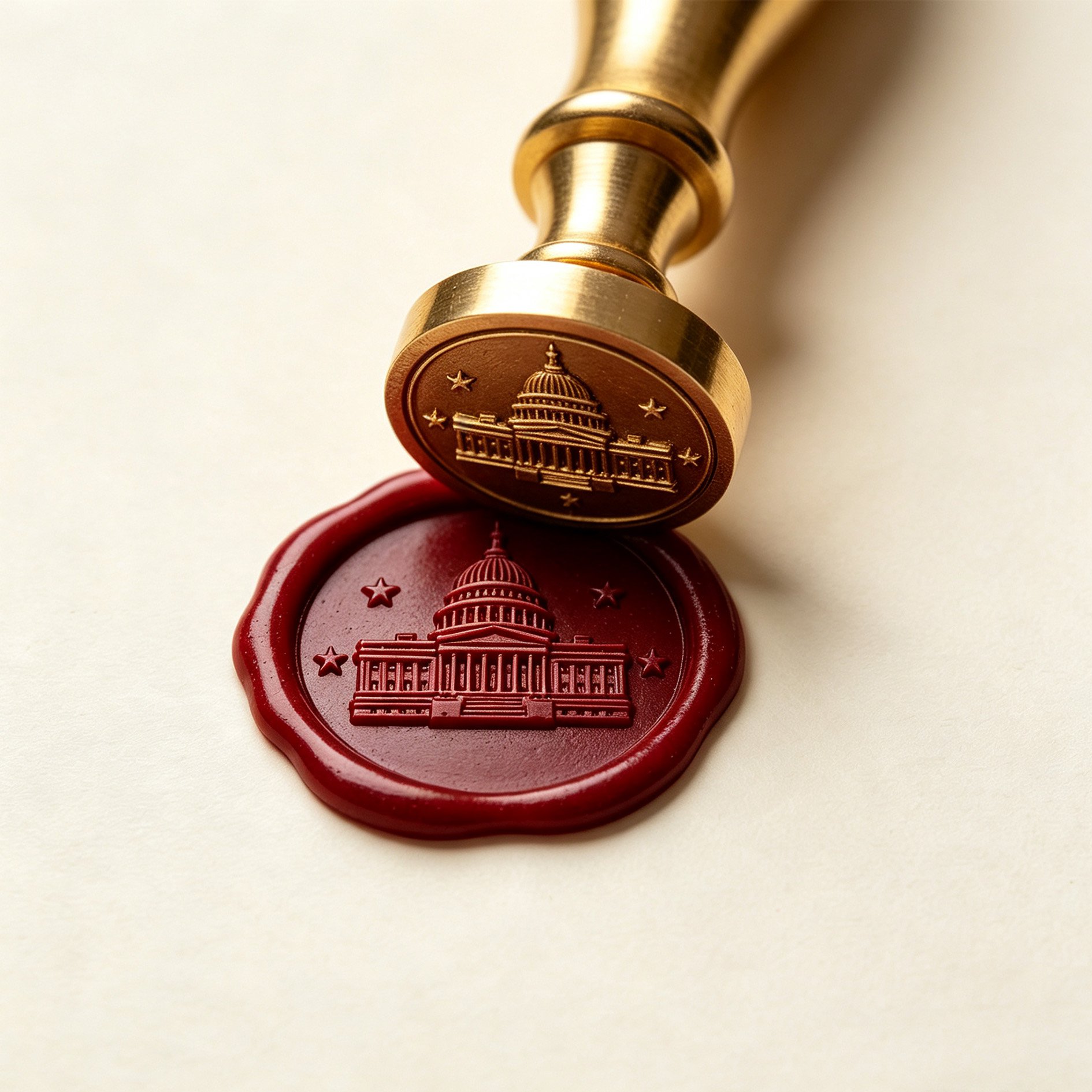 Capitol Brass Wax Seal