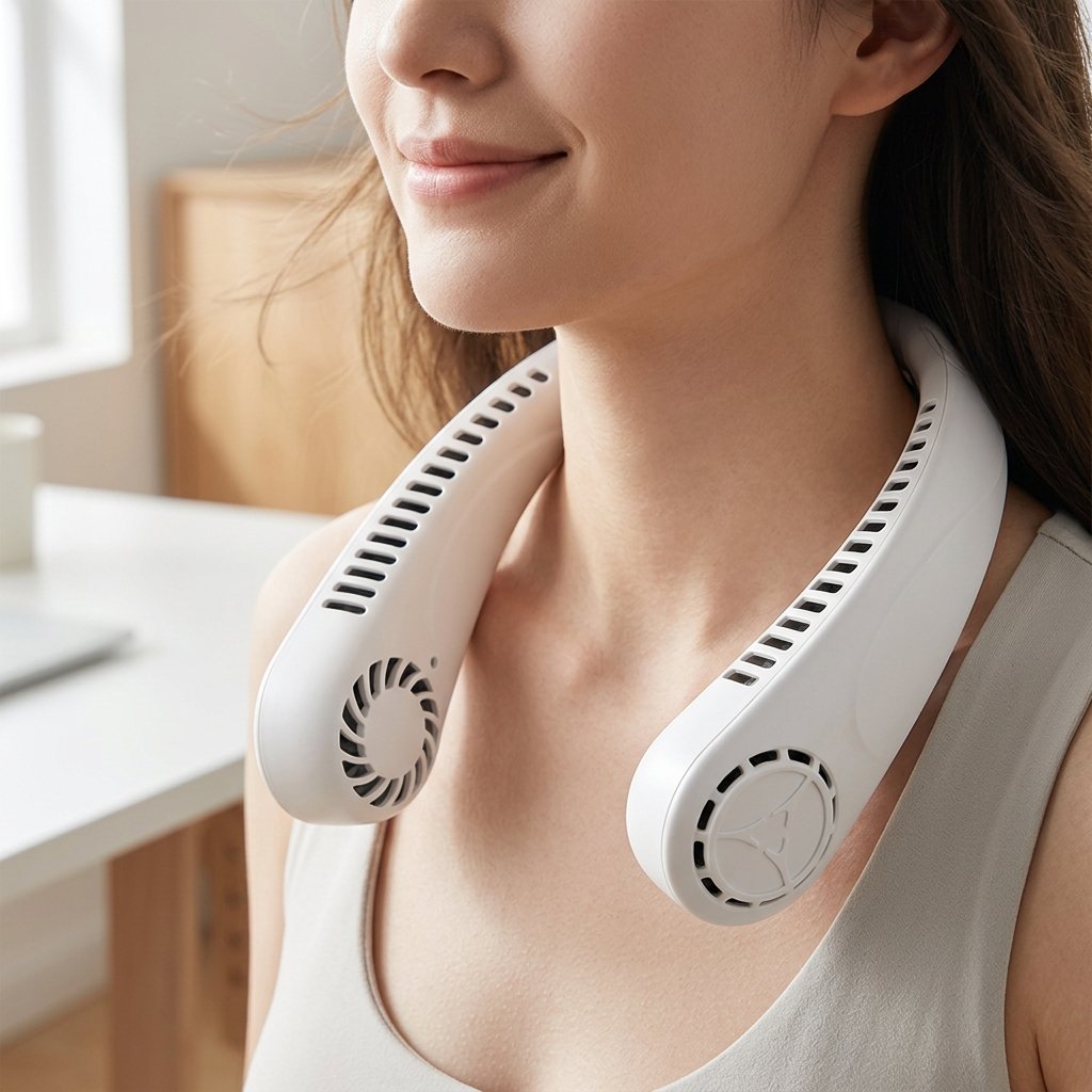 Outdoor Portable Quiet Turbo Neck Fan