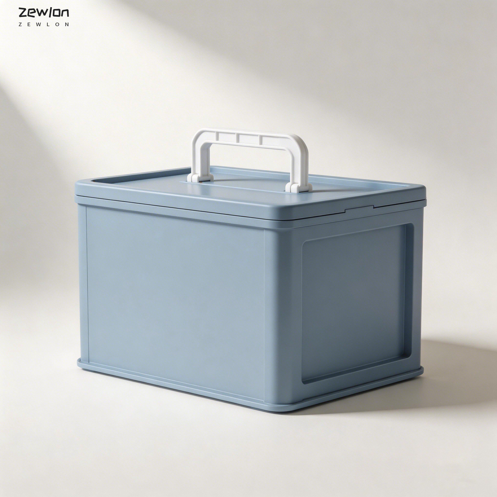 厚手プラスチック収納ボックス（3個）