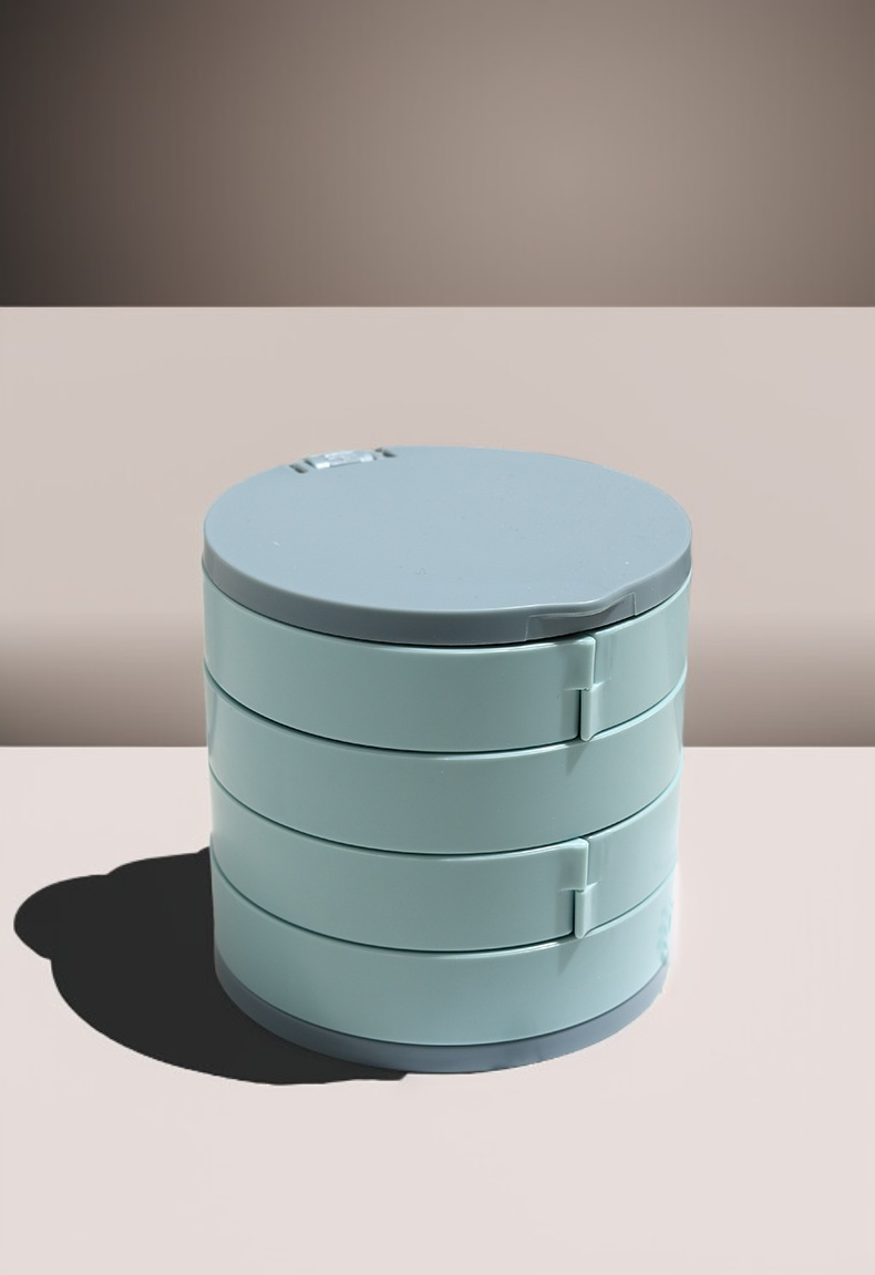 指輪やネックレスを収納できる多層ジュエリーボックス