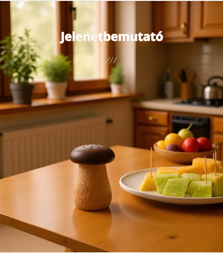 Stílusos fogpiszkálótartó fából, egyedi ajándékötlet