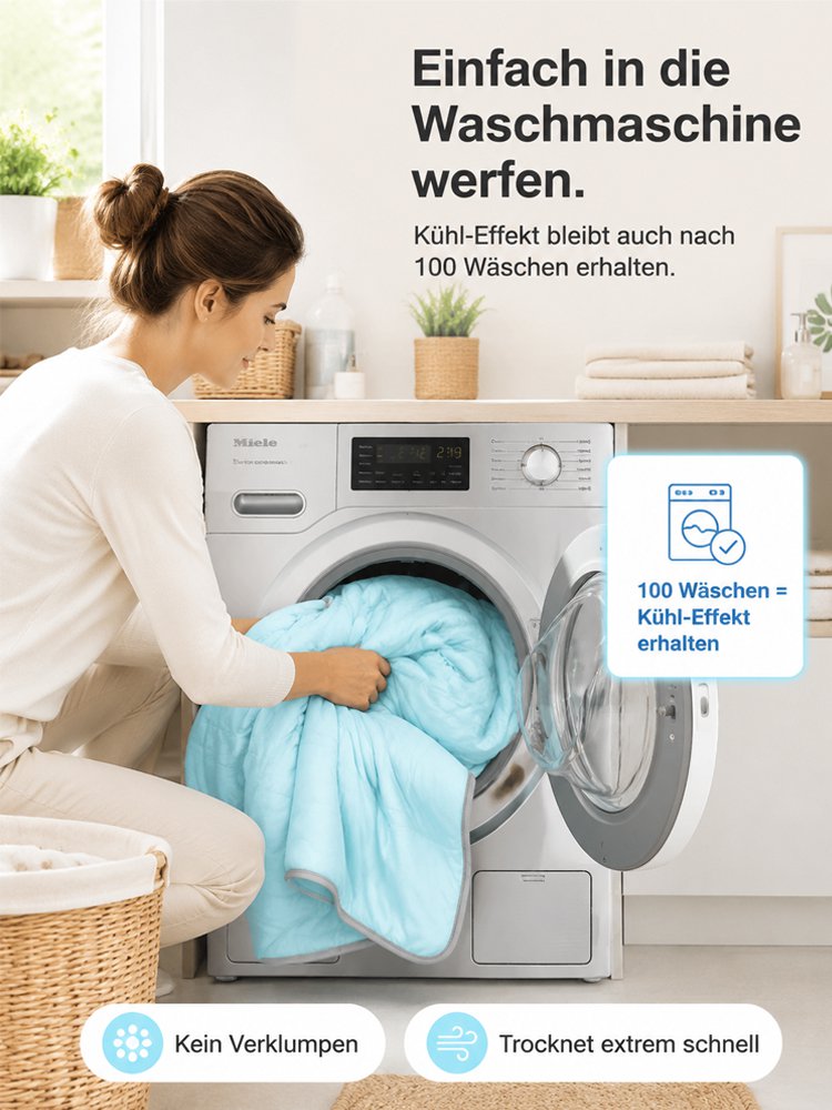 Kühldecke aus Minzseide✨Lindert nächtliche Schweißausbrüche und Hitzewallungen