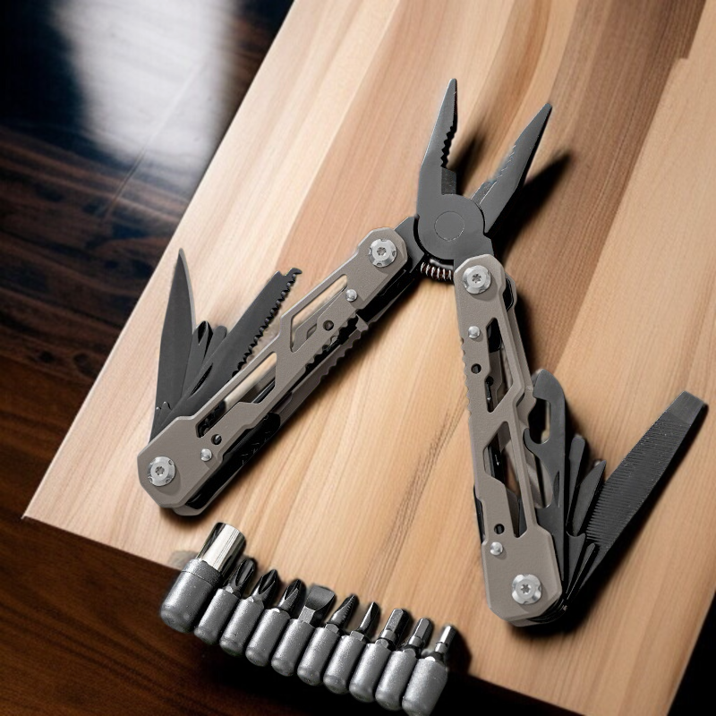 아웃도어 휴대용 접이식 다용도 공구집게 접이식 스테인리스 접이식 휴대용 콤비네이션 비트