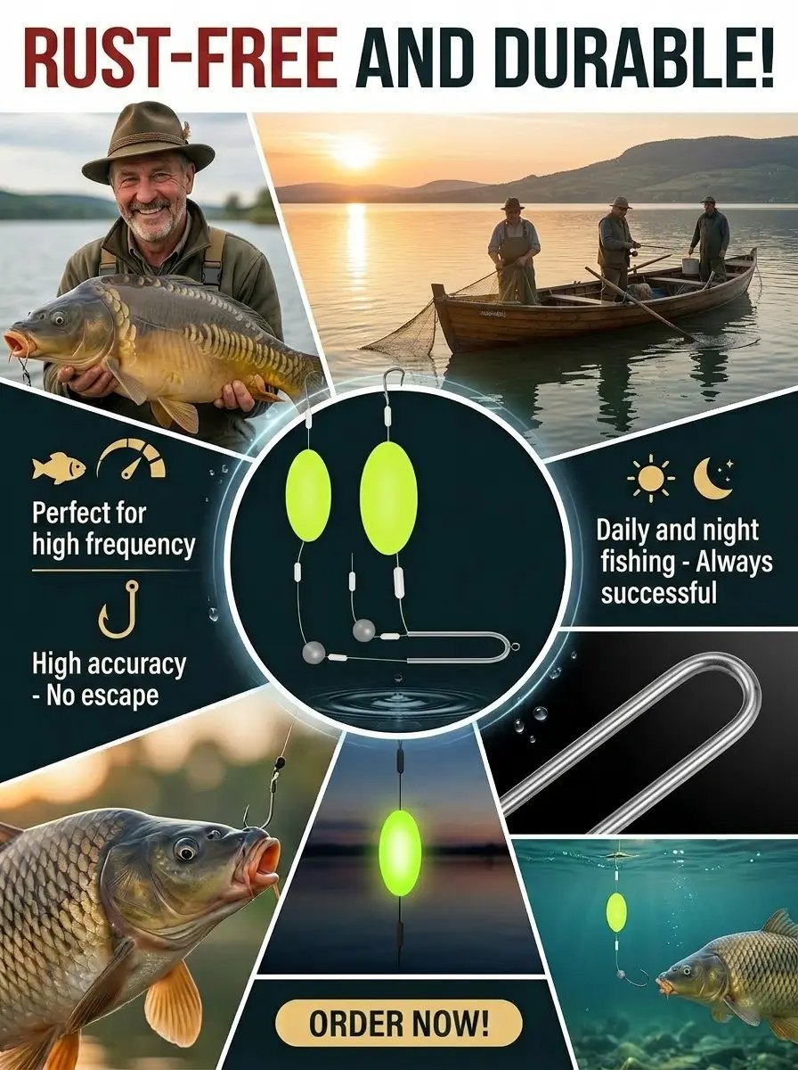 [Say Goodbye to Snagging, Effectively Increase Fish Catch Rate] New Reverse Bottom Double Hook