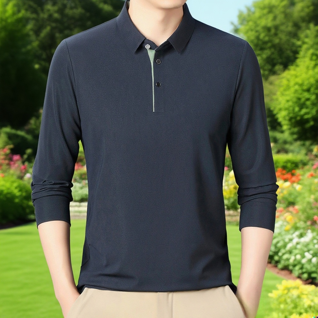 남성 비즈니스 루즈핏 긴팔 티셔츠