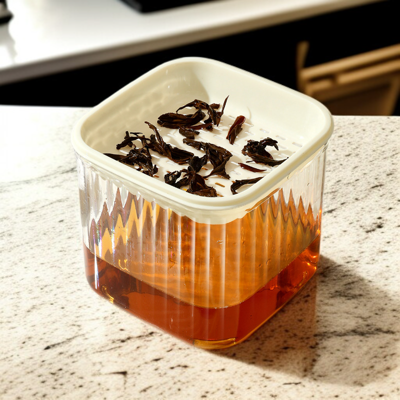 Tea dregs bucket, tabletop tea drain bucket